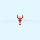 Red Lobster Temporary Tattoo (Set of 3)