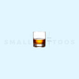 Glass Of Scotch Temporary Tattoo (Set of 3)