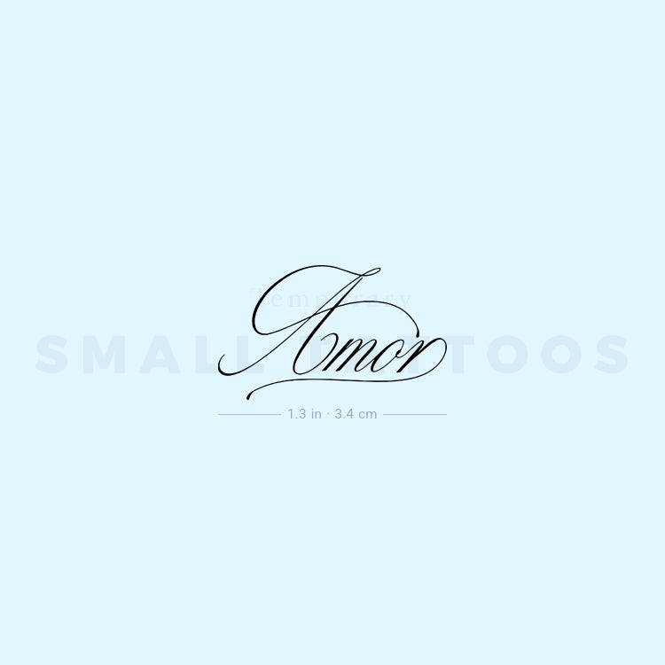 Amor Temporary Tattoo By M3.Ink (Set of 3)