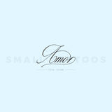 Amor Temporary Tattoo By M3.Ink (Set of 3)