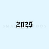 Gothic 2025 Temporary Tattoo (Set of 3)