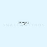 Energy Temporary Tattoo By M3.Ink (Set of 3)
