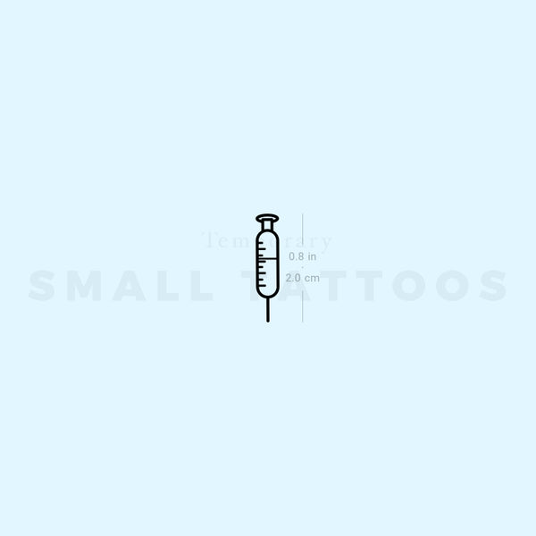 Syringe Temporary Tattoo (Set of 3)