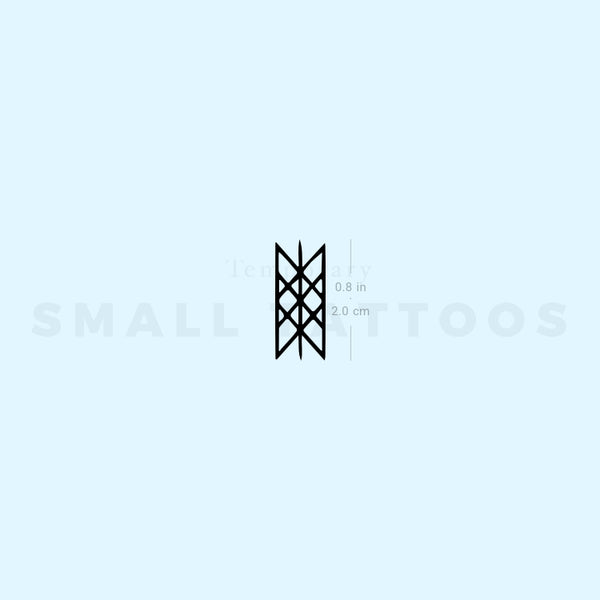 Web Of Wyrd Temporary Tattoo (Set of 3)