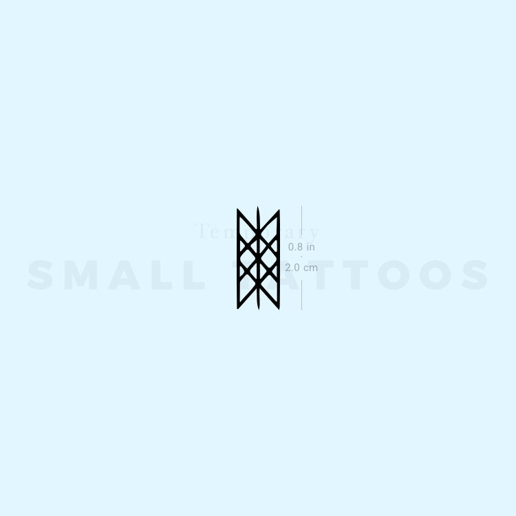Web Of Wyrd Temporary Tattoo (Set of 3)