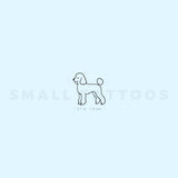 Little Poodle Temporary Tattoo (Set of 3)