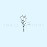 Tulip Bouquet Temporary Tattoo (Set of 3)