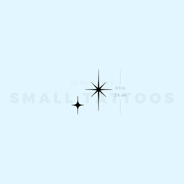 The Second Star To The Right Temporary Tattoo (Set of 3)