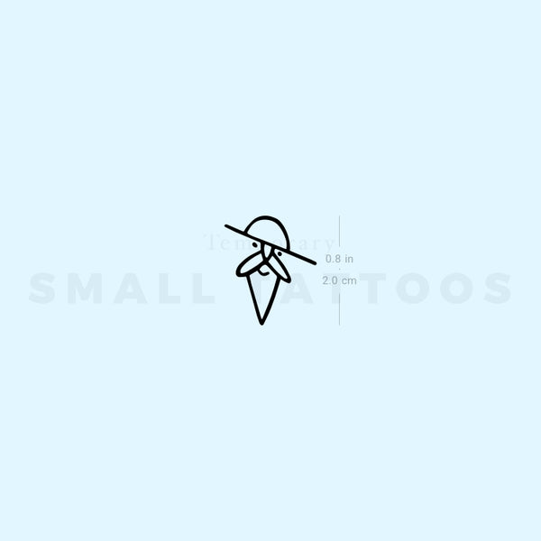 Don Quixote Temporary Tattoo (Set of 3)