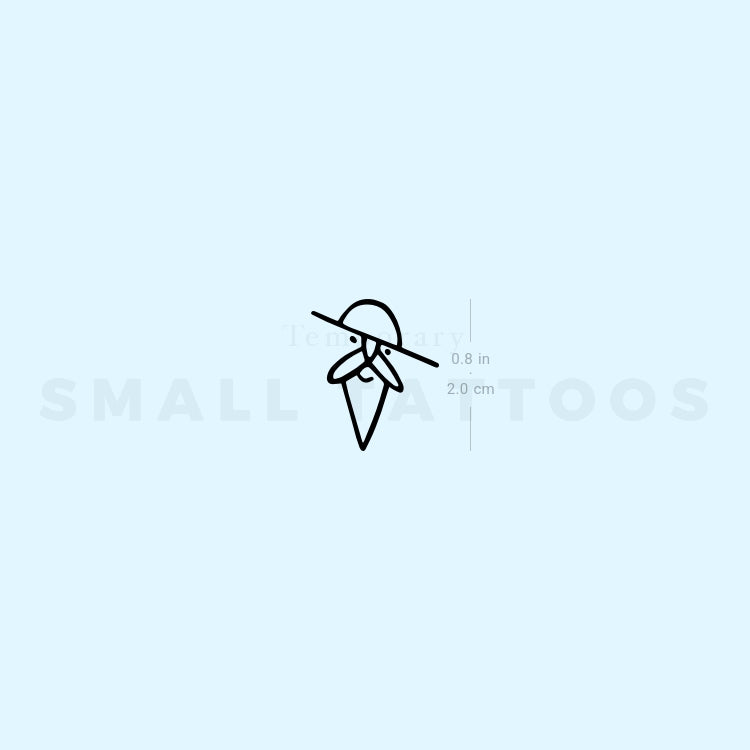 Don Quixote Temporary Tattoo (Set of 3)