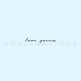 Love Yourz Temporary Tattoo (Set of 3)