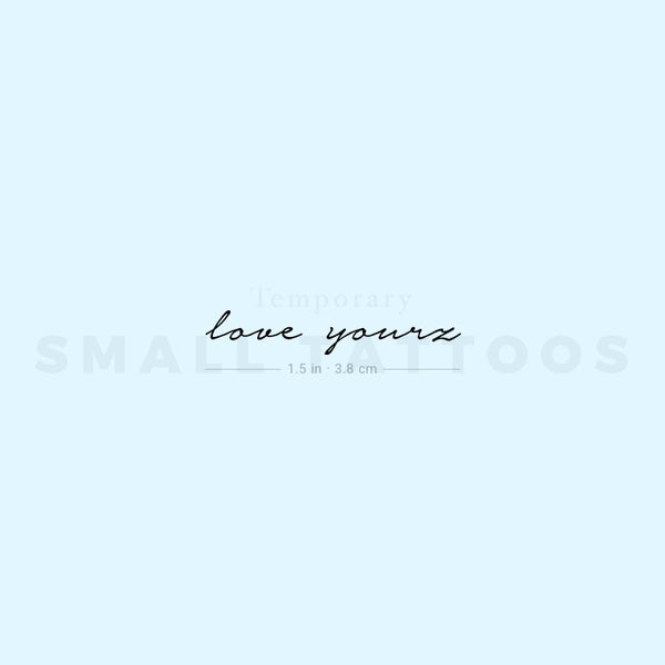 Love Yourz Temporary Tattoo (Set of 3)