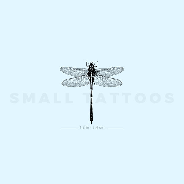 Illustrative Dragonfly Temporary Tattoo (Set of 3)