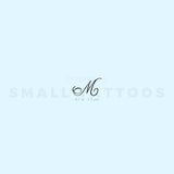 Little M Script Temporary Tattoo (Set of 3)