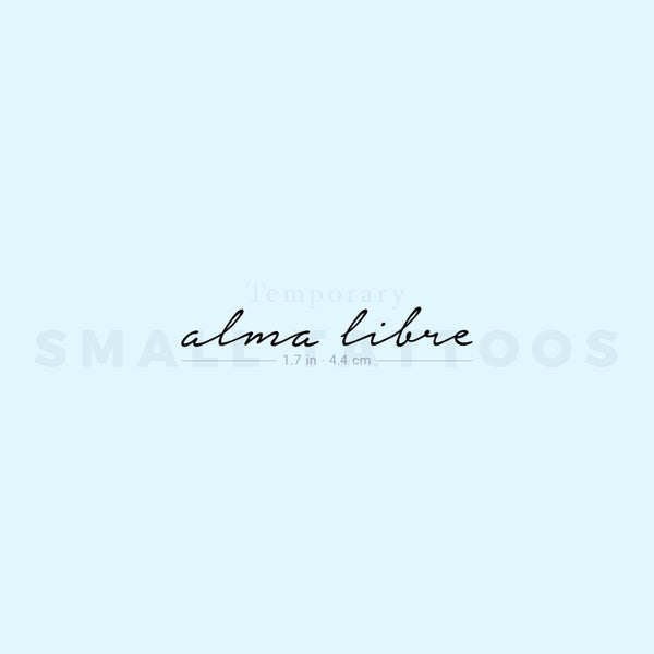 Alma Libre Temporary Tattoo (Set of 3)