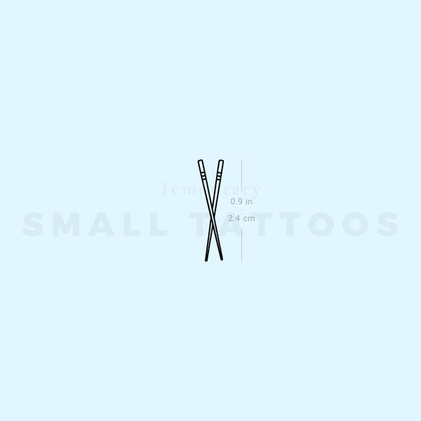 Chopsticks Temporary Tattoo (Set of 3)