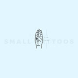Sign Language B Temporary Tattoo (Set of 3)