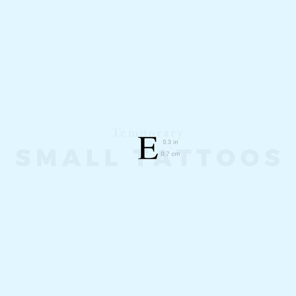 Uppercase Epsilon Temporary Tattoo (Set of 3)