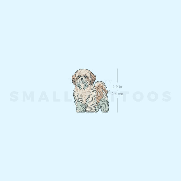 Shih Tzu Temporary Tattoo (Set of 3)