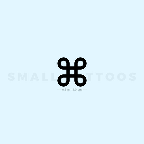 Looped Square Temporary Tattoo (Set of 3)