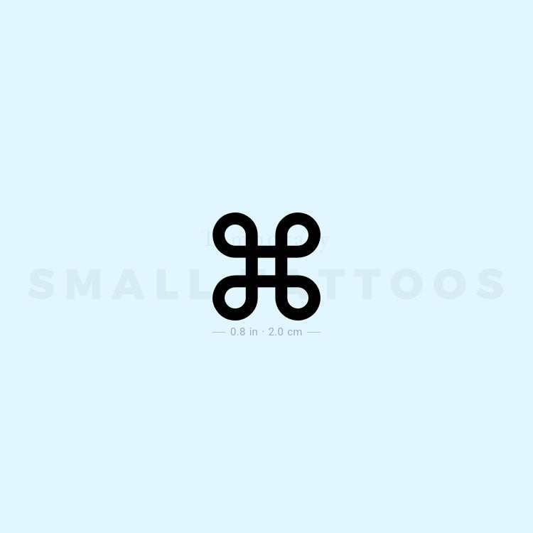 Looped Square Temporary Tattoo (Set of 3)