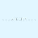 Ornament Temporary Tattoo By M3.Ink (Set of 3)