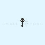 Vintage Key Temporary Tattoo (Set of 3)