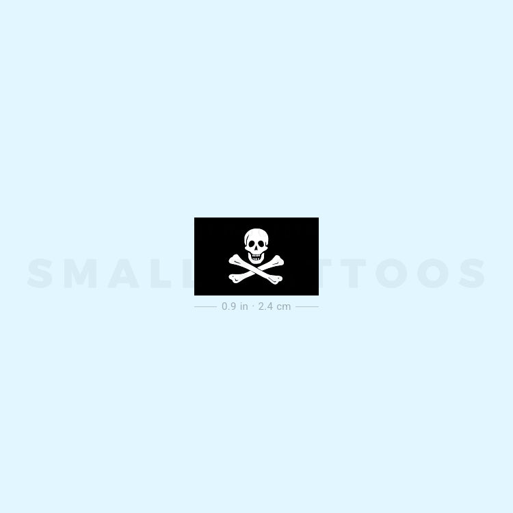 Little Jolly Roger Temporary Tattoo (Set of 3)