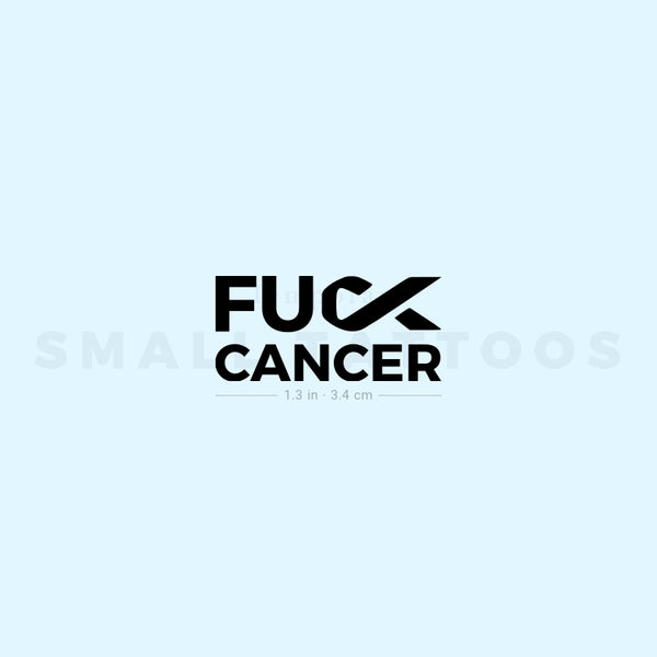 Fuck Skin Cancer Temporary Tattoo (Set of 3)