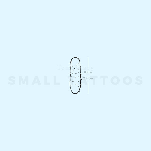 Cucumber Temporary Tattoo (Set of 3)