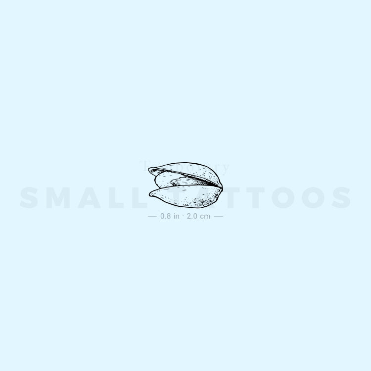 Fine Line Pistachio Temporary Tattoo (Set of 3)