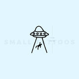 Alien Abduction Temporary Tattoo (Set of 3)