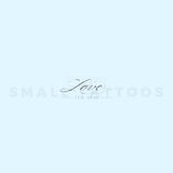 Love By Stefano Mazza Temporary Tattoo (Set of 3)