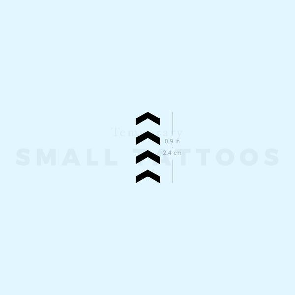 Liam Payne Four Arrows Tribute Temporary Tattoo (Set of 3)