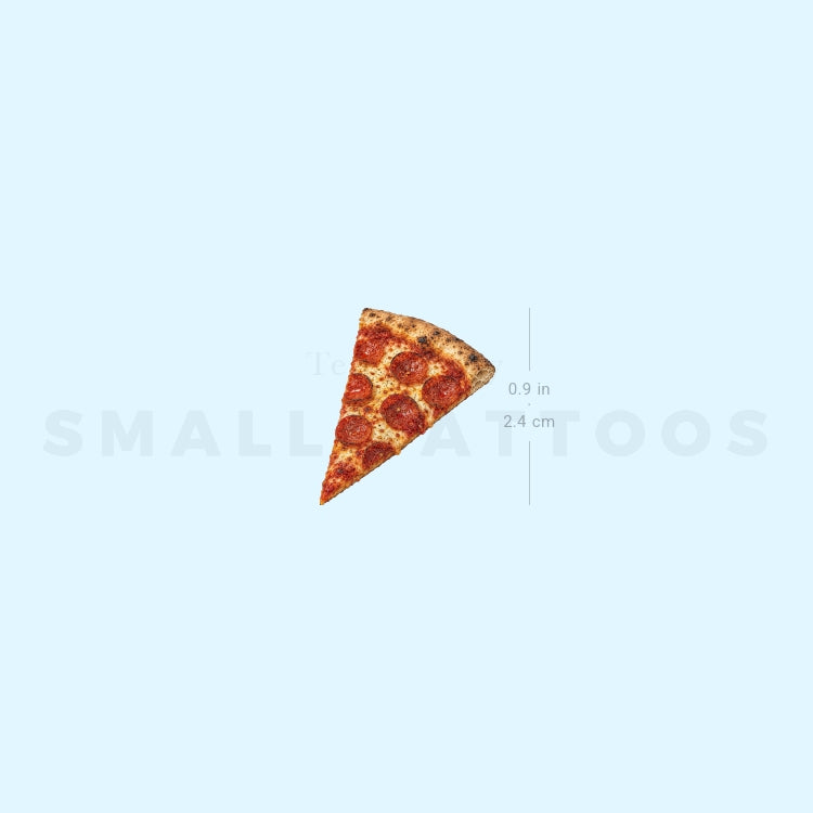 Diavola Pizza Slice Temporary Tattoo (Set of 3)