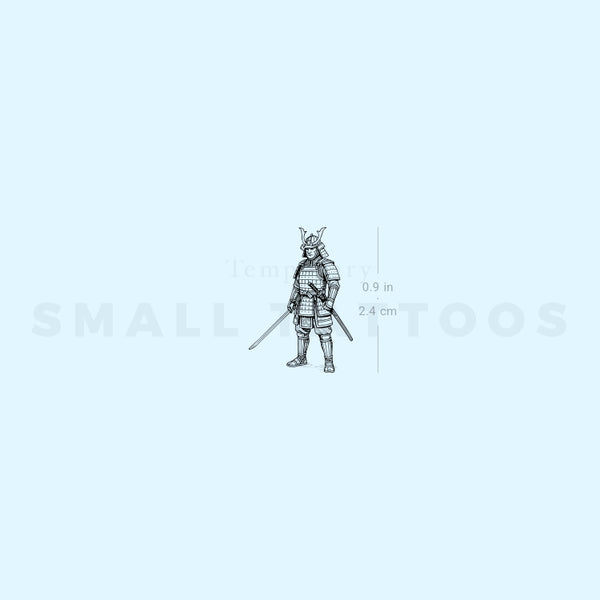 Samurai Temporary Tattoo (Set of 3)