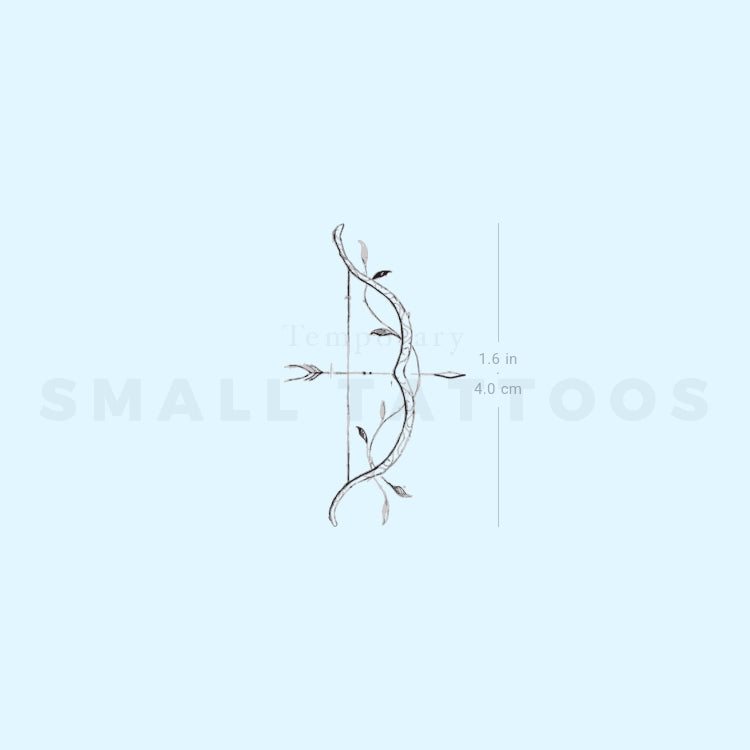Bow And Arrow By Stefano Mazza Temporary Tattoo (Set of 3)
