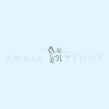 Siberian Husky Temporary Tattoo (Set of 3)