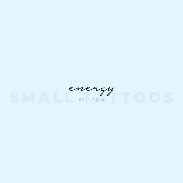 Energy Temporary Tattoo (Set of 3)