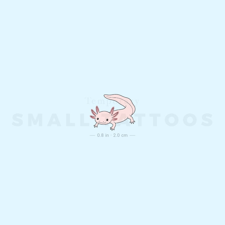 Axolotl Temporary Tattoo (Set of 3)