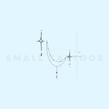 Star Ornament Temporary Tattoo By M3.Ink (Set of 3)