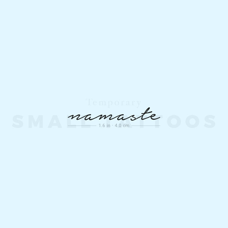 Namaste Temporary Tattoo (Set of 3)