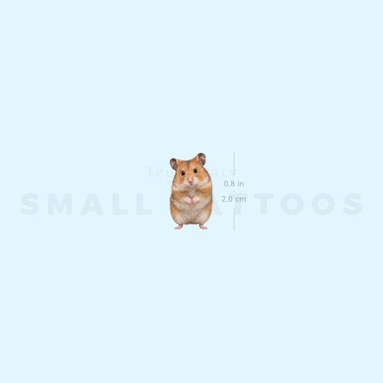 Hamster Temporary Tattoo (Set of 3)