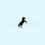 Standing Stallion Temporary Tattoo (Set of 3)