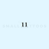 11 Temporary Tattoo (Set of 3)