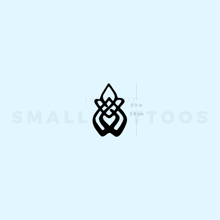 Sexual Assault Survivor Symbol Temporary Tattoo (Set of 3)