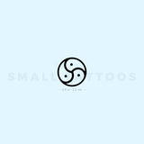 BDSM Triskelion Temporary Tattoo (Set of 3)