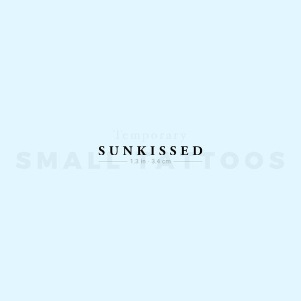 SUNKISSED Temporary Tattoo (Set of 3)