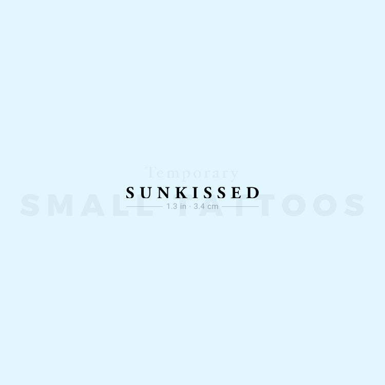 SUNKISSED Temporary Tattoo (Set of 3)