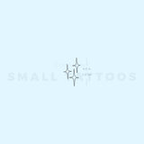 Three Stars Temporary Tattoo (Set of 3)